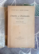 Chants chansons populaires d'occasion  Clermont