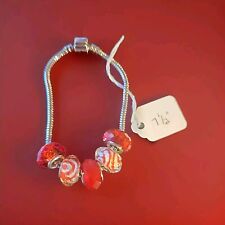 Linda pulseira tipo Pandora com 5 berloques! comprar usado  Enviando para Brazil