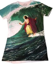 Camiseta Goodie Two Short Sleeves Jesus Surfing Média comprar usado  Enviando para Brazil