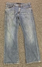 Jeans masculino Calvin Klein 3430 azul denim cintura baixa bootcut Y2K zíper mosca vintage comprar usado  Enviando para Brazil