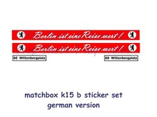 Matchbox toys k15 for sale  BIRMINGHAM