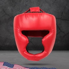 Capacete de boxe espessado coberto completo couro ecológico protetor de cabeça de boxe para crianças adultas, usado comprar usado  Enviando para Brazil