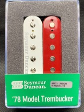Seymour Duncan '78 Modelo Trembucker Zebra Branca/Vermelha - Caixa Aberta - Devolução ao Cliente comprar usado  Enviando para Brazil