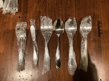 Juego de cubiertos para servir de acero inoxidable Oneida CRESTA/CAMBER Scroll 6 piezas segunda mano  Embacar hacia Mexico