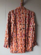 Batik shirt orange for sale  CARSHALTON