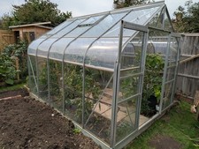 Halls aluminium greenhouse for sale  WATERLOOVILLE