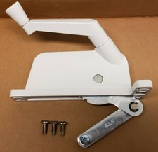 Com o botão direito do mouse para Cortina Janela Toldo operador Crank-Branco - 63.5 - Cabo Link - 2 1/2" comprar usado  Enviando para Brazil
