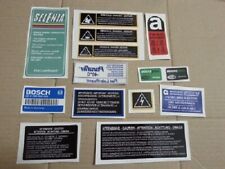 Fiat uno turbo i.e. adesivi stickers vano motore 2 serie mk2 completi comprar usado  Enviando para Brazil