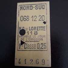 Ticket nord sud d'occasion  Fresnes
