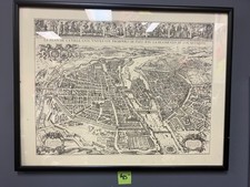 Framed antique map for sale  Sag Harbor