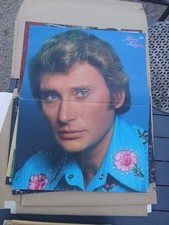 Johnny hallyday poster d'occasion  Pontailler-sur-Saône