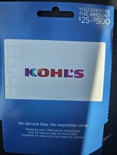 Kohls 100 gift for sale  Wallingford