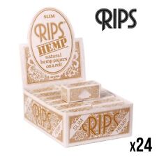 Papel rodante para cigarrillos RIPS CÁÑAMO DELGADO - 24 rollos caja completa segunda mano  Embacar hacia Mexico