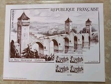 Affiche pont valentré d'occasion  Athis-Mons