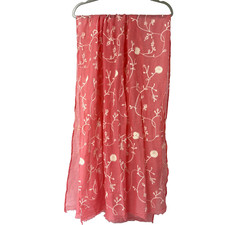 Floral embroidered pink for sale  Deer Park