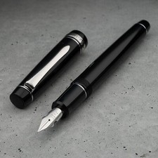 NOVA caneta-tinteiro Pilot Namiki Custom Heritage 912 preta 14K ródio FA nova na caixa comprar usado  Enviando para Brazil