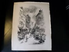 1975 lithographie signee d'occasion  Bresles