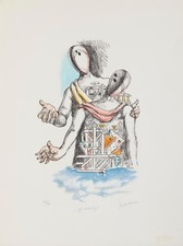 chirico litografie firma usato  Fonte Nuova