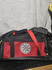 Bagagem de ginástica vintage Marlboro Unlimited Gear Compass náutica preta vermelha, usado comprar usado  Enviando para Brazil