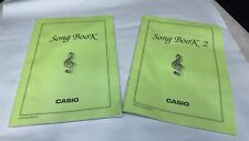 Libro de canciones CASIO 1 y 2 para la mayoría de los teclados 136 páginas y 40 páginas segunda mano  Embacar hacia Argentina