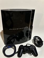 Sistema de juegos consola Sony PlayStation 3 Fat PS3 80 GB negro CECHK01 segunda mano  Embacar hacia Argentina