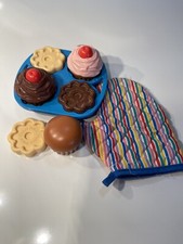 1987 Fisher Price diversão com comida cupcake forno biscoito forno luva assadeira 2151 comprar usado  Enviando para Brazil