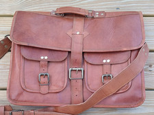 Briefcase genuine leather for sale  Fort Pierce