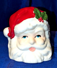 Plantador de cabeça de Papai Noel vintage de cerâmica de Natal Inarco? comprar usado Plantador de cabeça de Papai Noel vintage de cerâmica de Natal Inarco? comprar usado  Enviando para Brazil