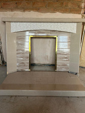 Tiled surround hearth for sale  SELBY