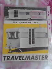 Travelmaster titan brochure for sale  KINGS LANGLEY