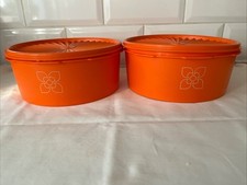 Tupperware orange sunburst for sale  BOLTON