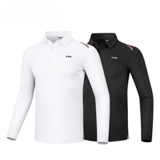 Camiseta polo masculina de golfe manga comprida inverno roupas masculinas  comprar usado  Enviando para Brazil