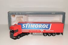 A71 1:50 LION CAR TOYS SCANIA R470 R 470 STIMOROL GUM TRUCK WITH TRAILER MIB comprar usado  Enviando para Brazil