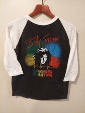 Vintage Billy Squier Emotions In Motion Concert Tour 1983 Raglan Tamanho Grande Antigo comprar usado  Enviando para Brazil