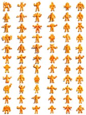 Muscle men orange for sale  Martinez
