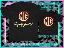 Camiseta masculina de algodão pesado americana logotipo rápido segurança carro anão MG comprar usado  Enviando para Brazil