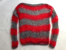 Pull mohair gris d'occasion  Ambrières-les-Vallées