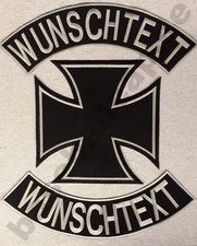 Patch wunschtext biker gebraucht kaufen  Fellbach