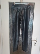 Schwarze leder leggins gebraucht kaufen  Magdeburg