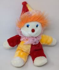 Vintage 1980 Kaybee Toys Kay Bee Palhaço de Pelúcia Recheado Cor Primária Renda Anos 80 Anos 90, usado comprar usado  Enviando para Brazil