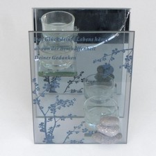 Teelichthalter spiegel glas gebraucht kaufen  Deutschland