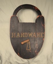 Vintage hardware sign for sale  Barrington
