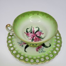 Teacup saucer green for sale  Germantown
