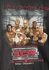 Camisa ECW December To Dismember M CM Punk Rob Van Dam autêntica WWE VINTAGE nova sem etiquetas comprar usado  Enviando para Brazil