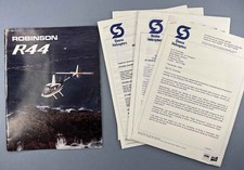 ROBINSON R44 FABRICANTES DE HELICÓPTEROS FOLHETO DE VENDAS HELICÓPTEROS SLOANE 1994 comprar usado  Enviando para Brazil
