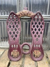 Antiga máquina de costura industrial Wilson da década de 1870 pedal pedal peça de ferro fundido, usado comprar usado  Enviando para Brazil