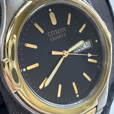 Relógio de pulso Citizen masculino quartzo BK3564-52L mostrador azul dia/data dois tons comprar usado  Enviando para Brazil