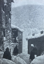 Abruzzo scanno innevata usato  Italia