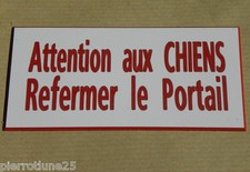 Plaque gravée attention d'occasion  Rougemont