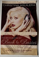 Christina Aguilera Back To Basics janela promocional varejo aderente 17 X 11 (2006) comprar usado  Enviando para Brazil